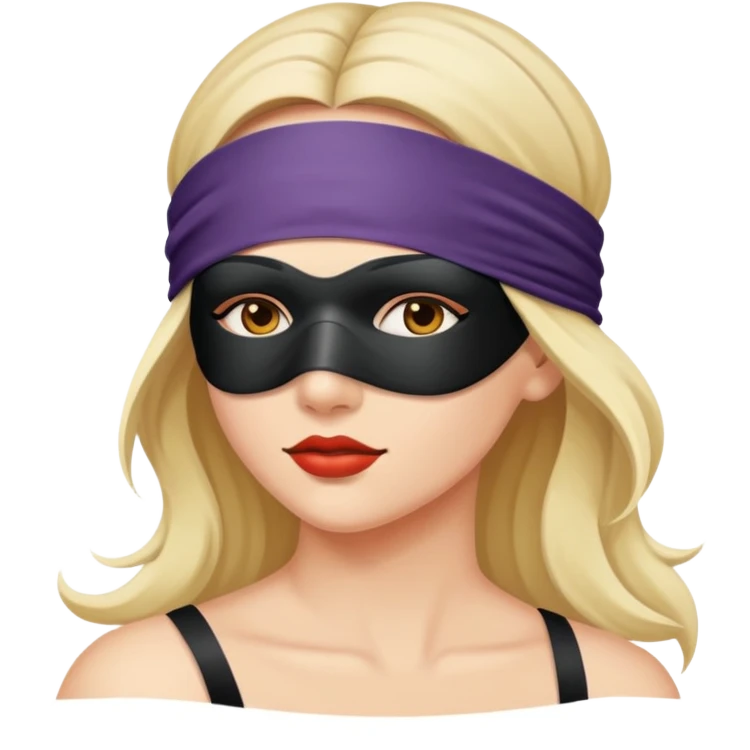Blindfolded woman  emoji