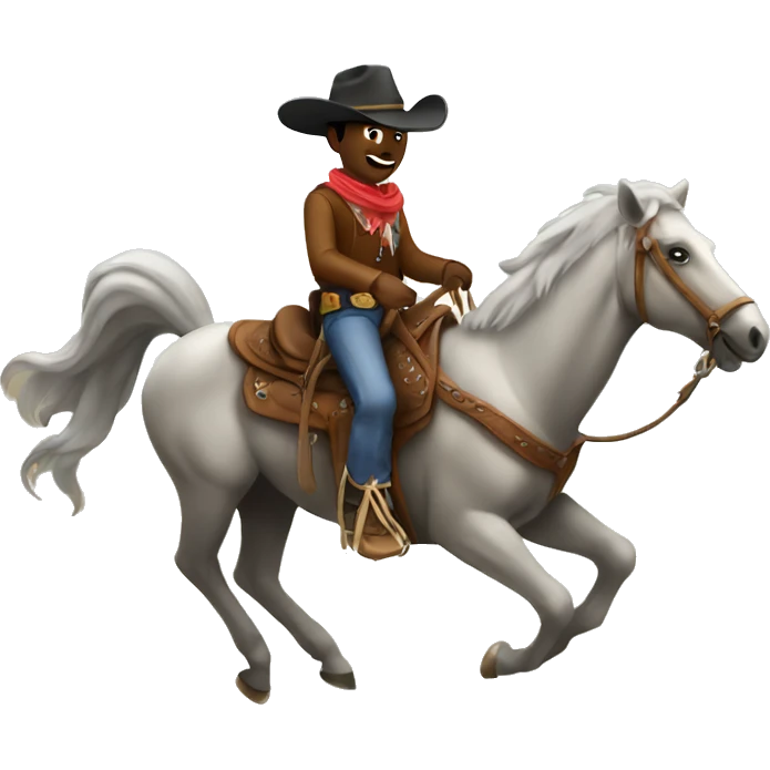 cowboy riding a horse emoji