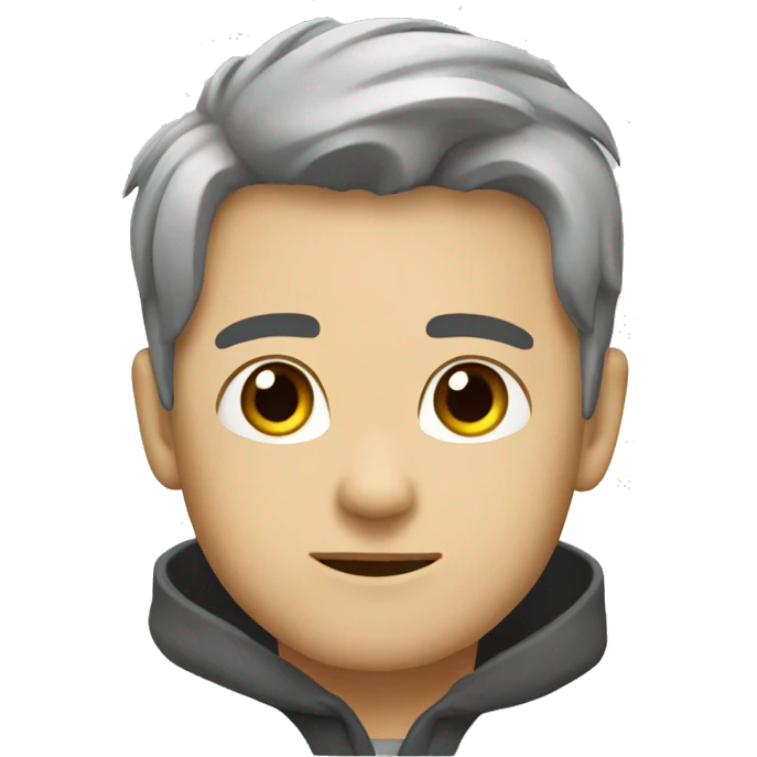 Серый кот emoji