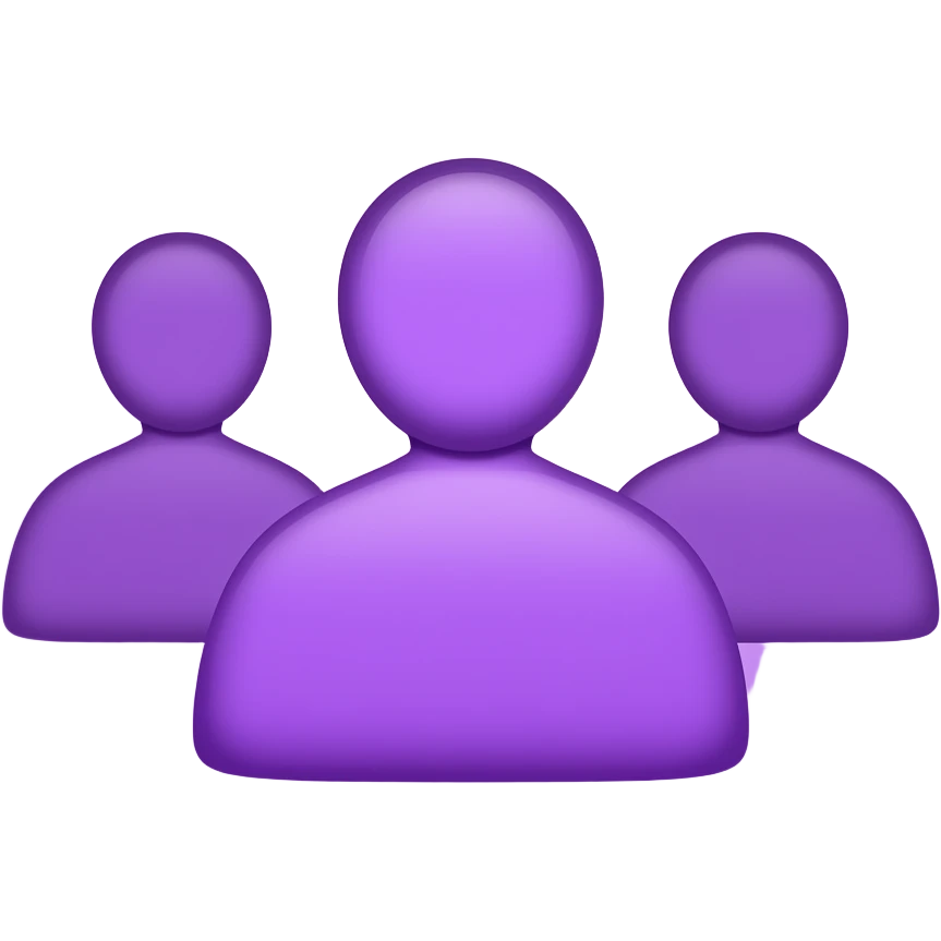 violet group icon emoji