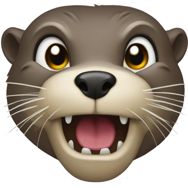 Mad otter emoji