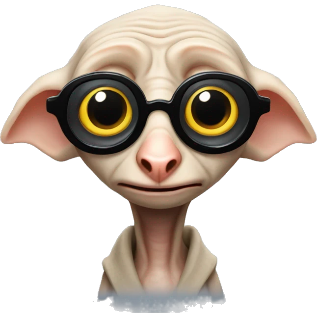 Dobby with sunglasses  emoji