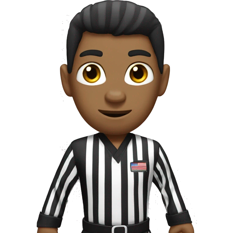 Taekwondo Referee warnin emoji