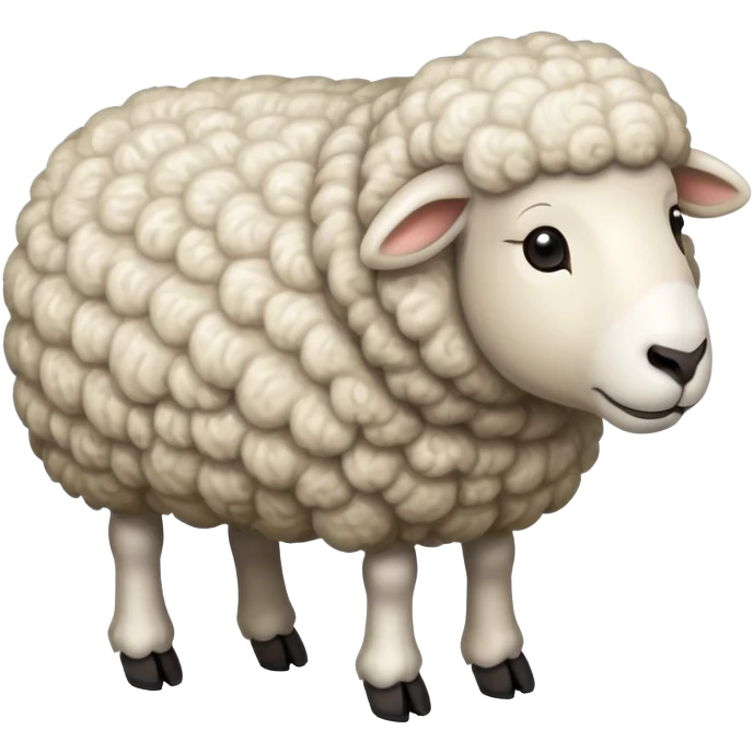 a sheep emoji