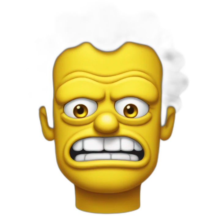 Hommer simpson grimace emoji