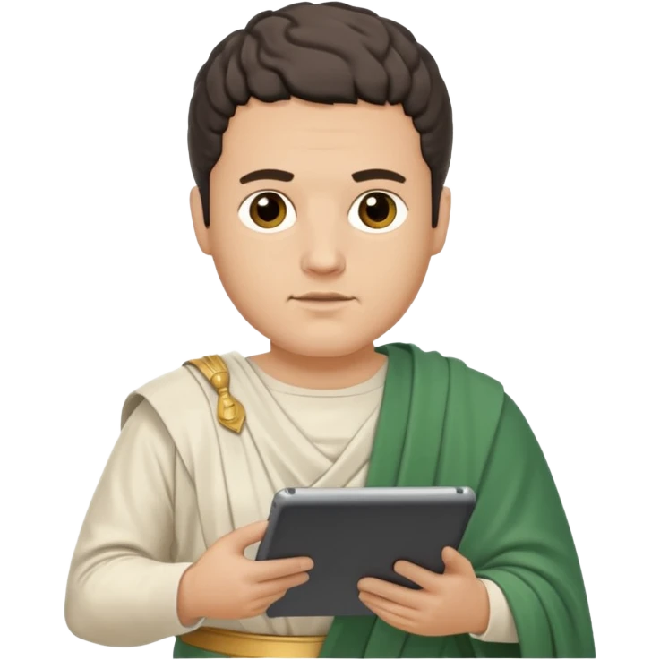 julio cesar griego antiguo codificando emoji