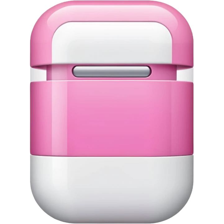 pink and white capsule emoji