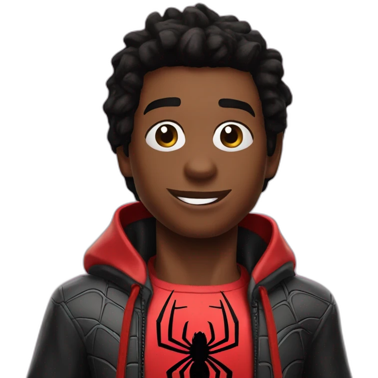 Spiderman miles morales emoji