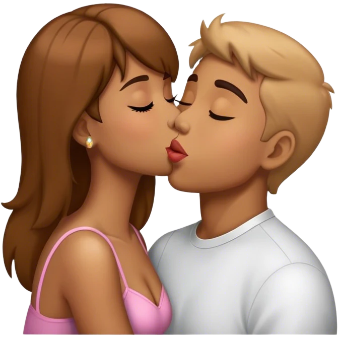 Dando besos emoji