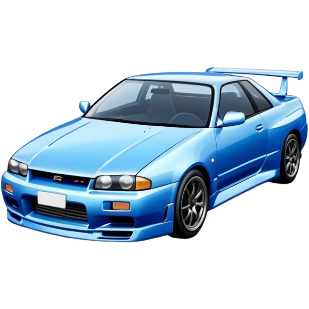 blue gtr r32 emoji
