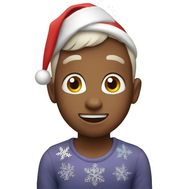 Cute Christmas emoji  emoji