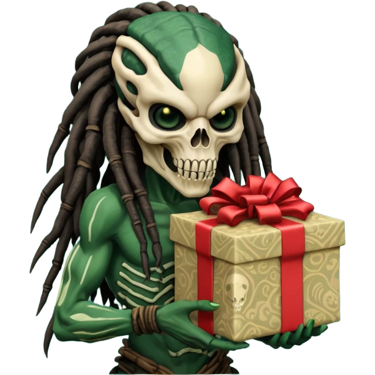 The predator/yautjamaking a gift emoji