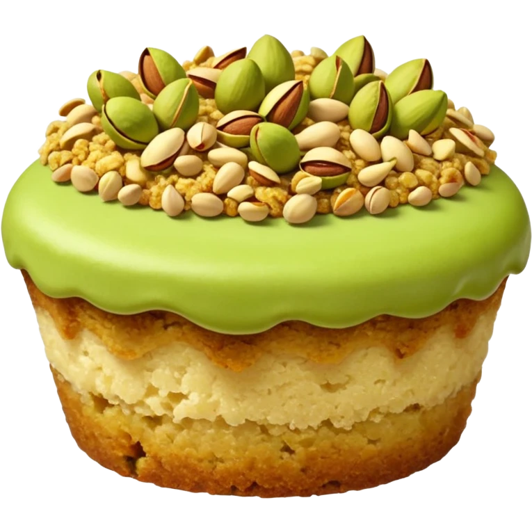 Pistachio Crumble Cakes emoji