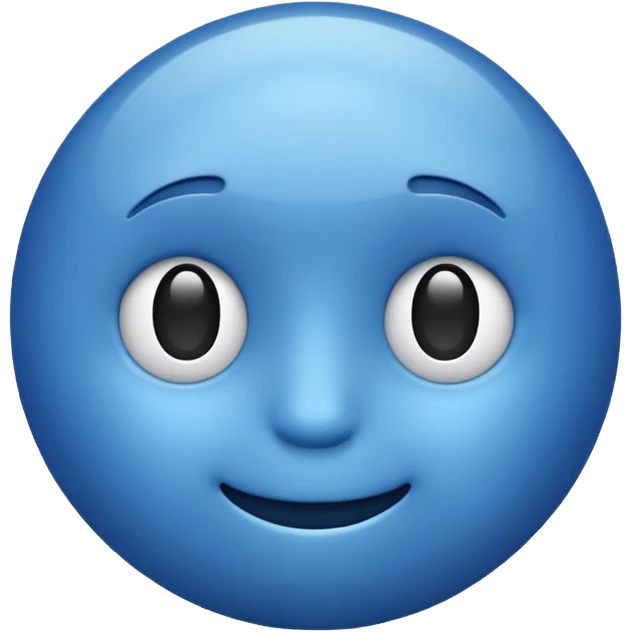 Blue emoji emoji