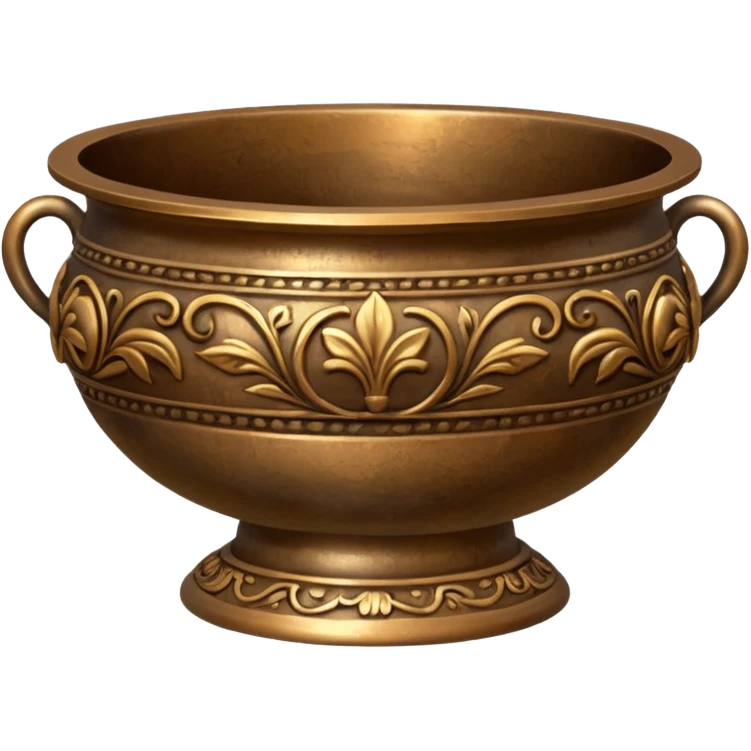 bronze monk alms bowl emoji