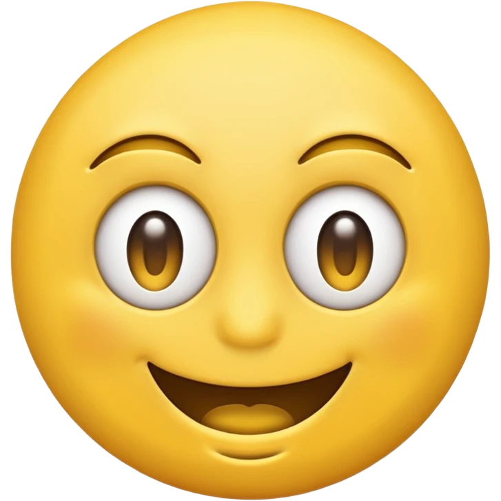 Smiling emoji with one eye twitch emoji