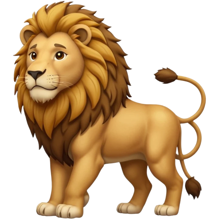 lion walking emoji