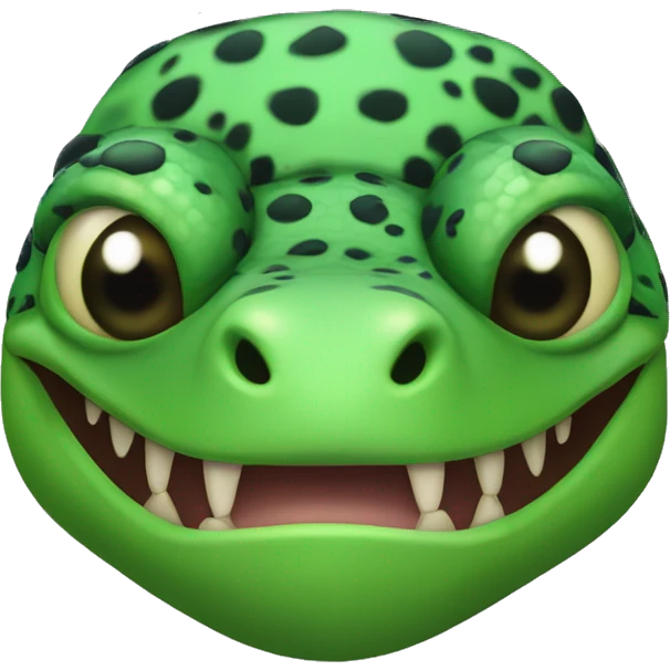 Green Gila Monster Head emoji