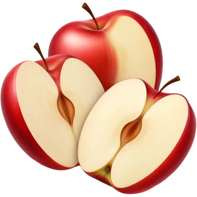 apple slices emoji