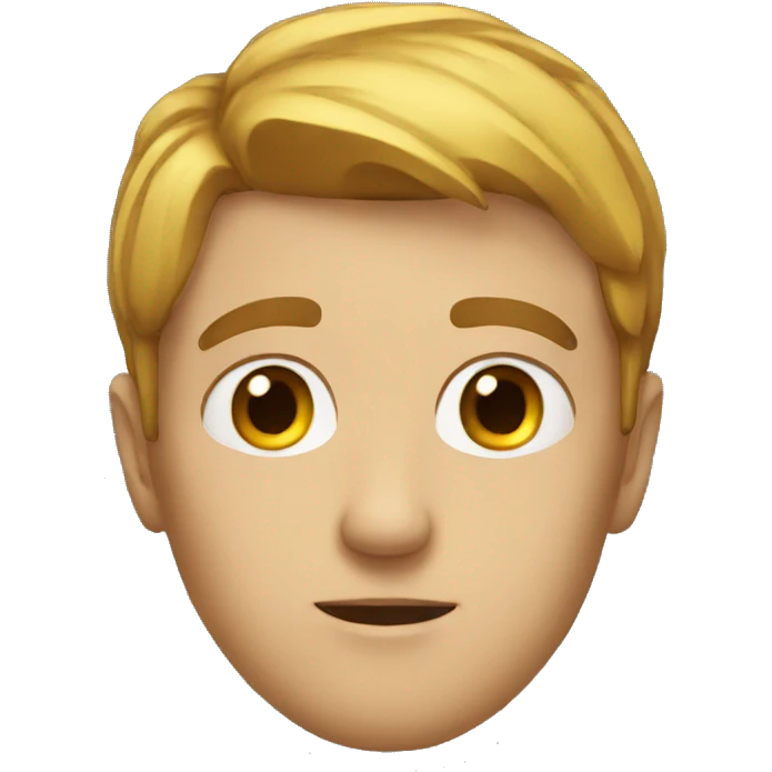 Guy staring at my soul emoji