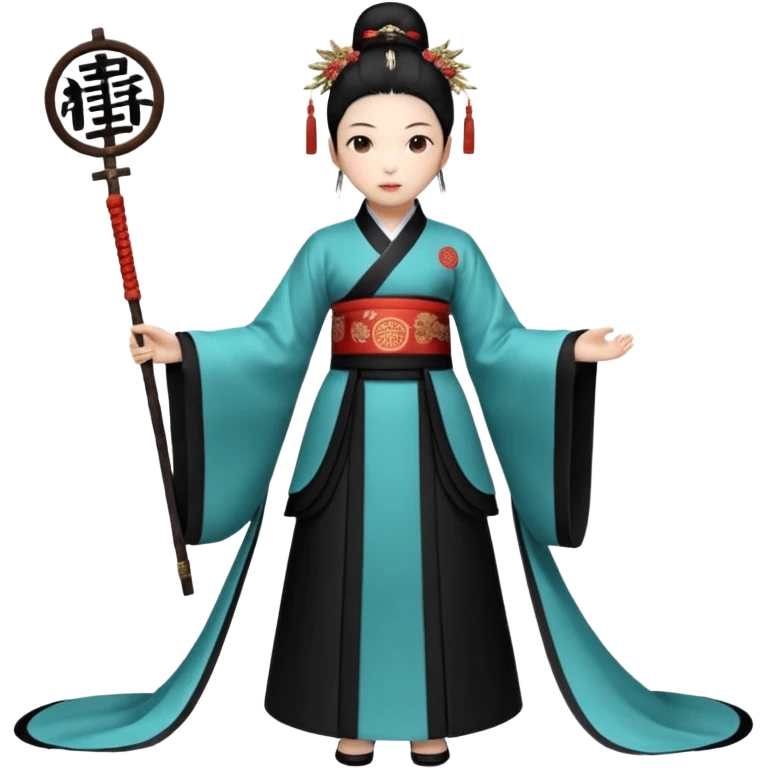 一个女人在海边吹着海风很开心的在跑步 emoji