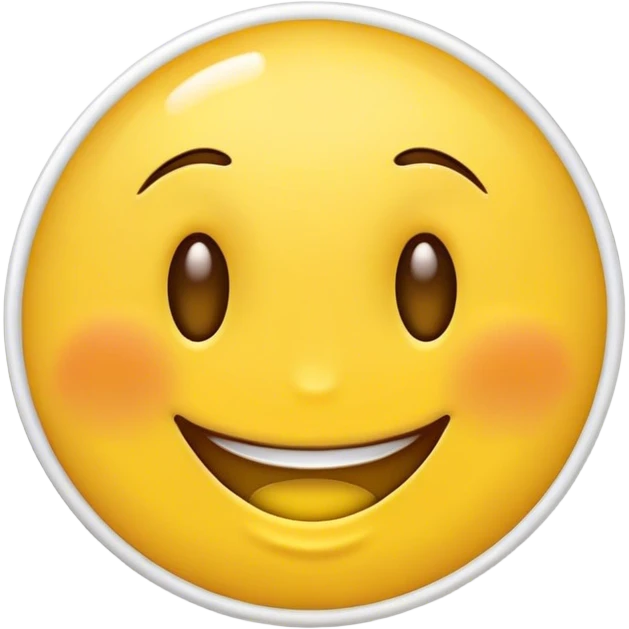 yellow sticker with a face emoji