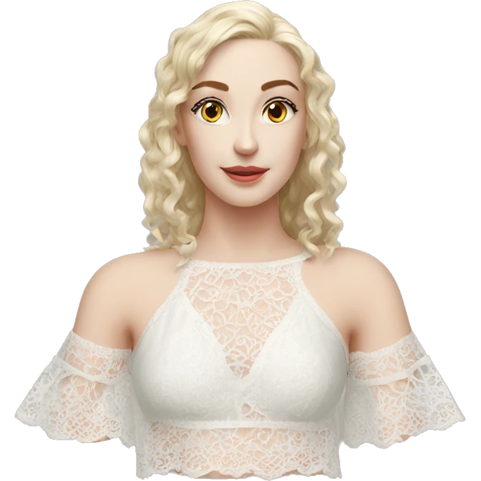 top with lace emoji
