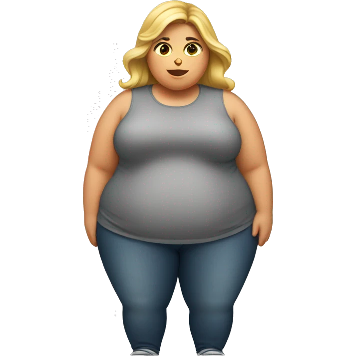 Fat girl emoji