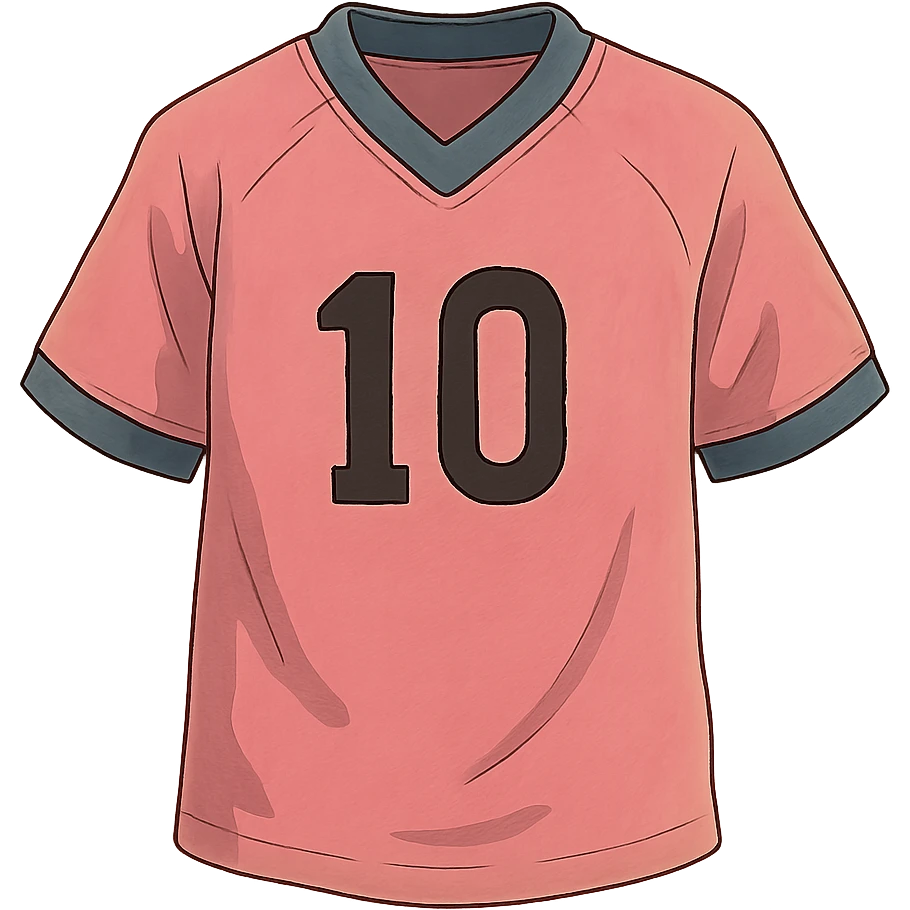pink sports jersey emoji
