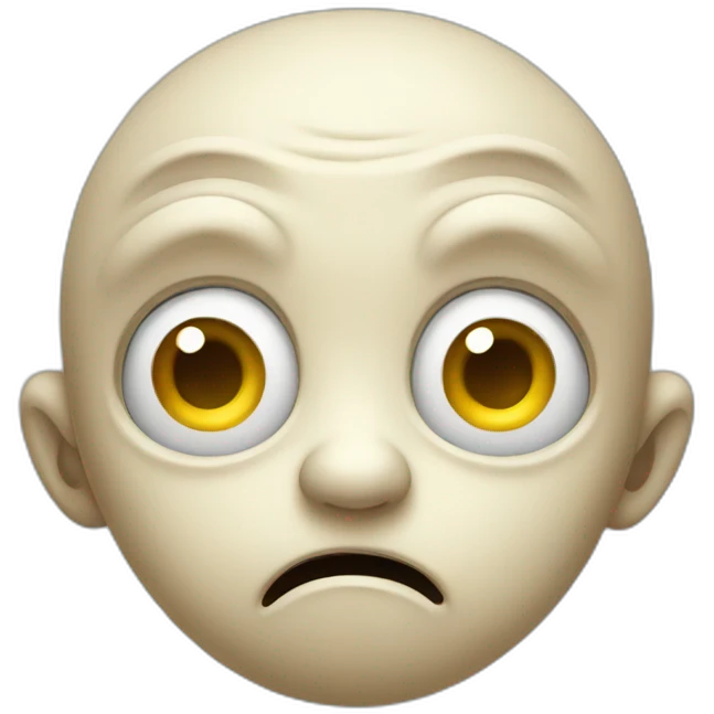 confused alien emoji