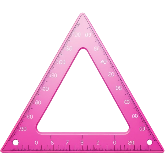 pink right triangle ruler emoji
