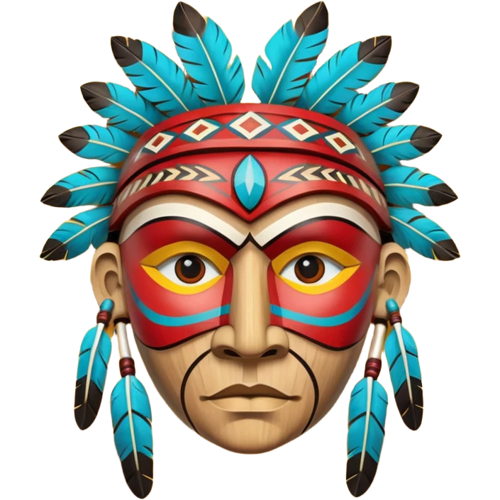 Native American Spirit Mask emoji