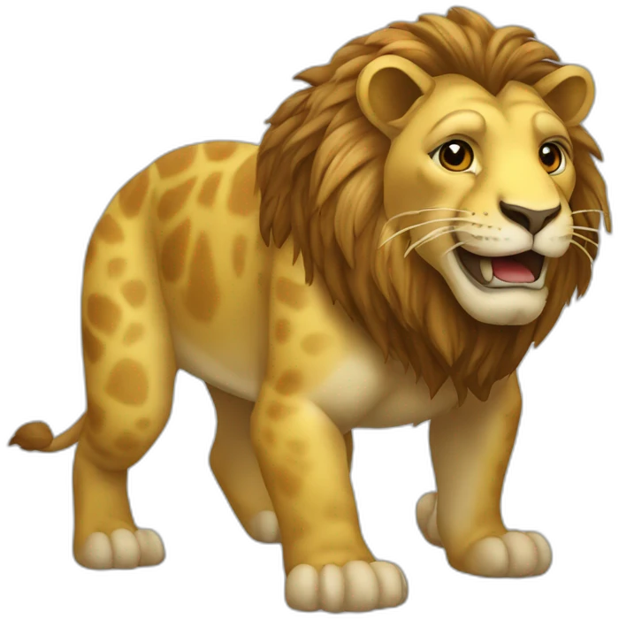 Tortue sur un lion emoji