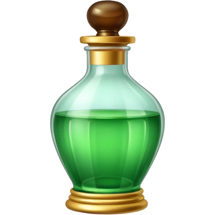 crystal luxurious embalming fluid elixir bottle emoji