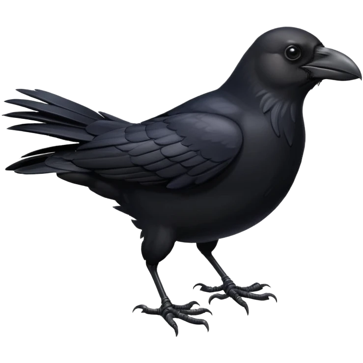 Happy crow emoji