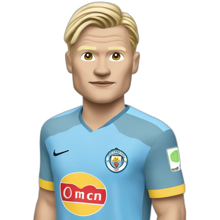 erling haaland, man city, soccer emoji