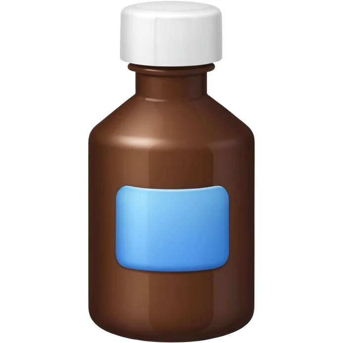 Bottle of brunette Hair dye emoji