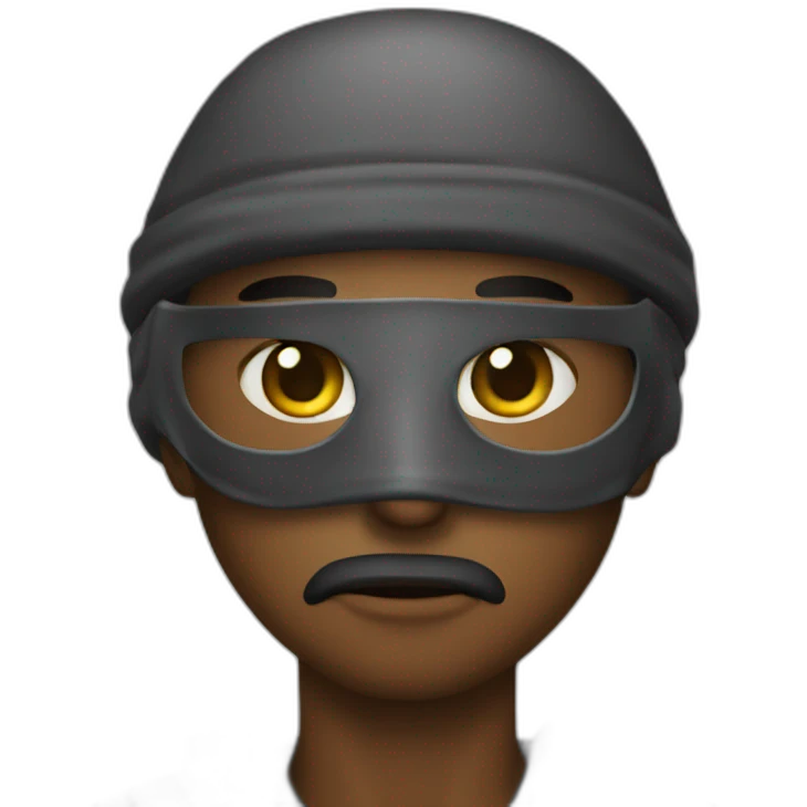 Bank robber emoji emoji