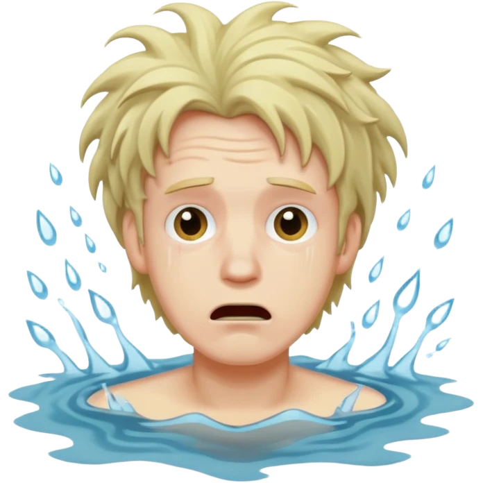 man drowning emoji