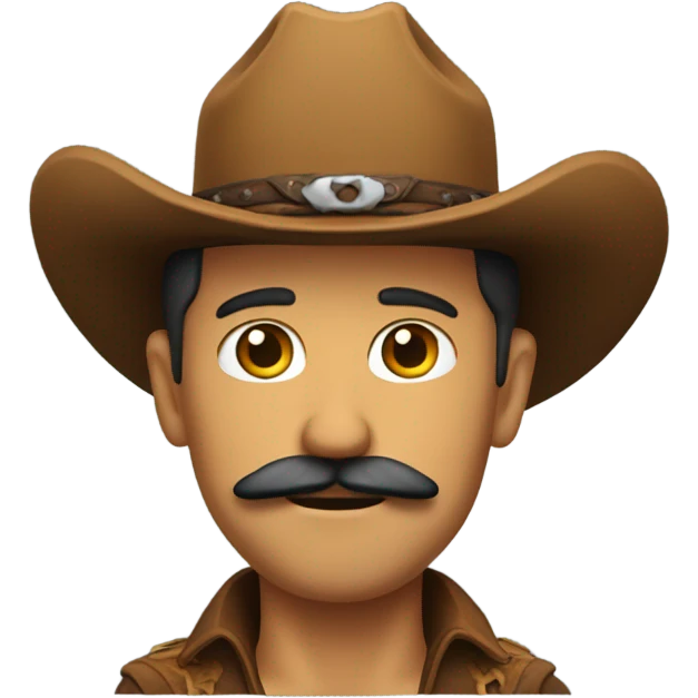 Cowboy with mustache  emoji