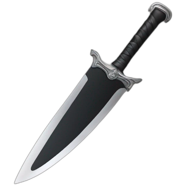 Épée noir emoji