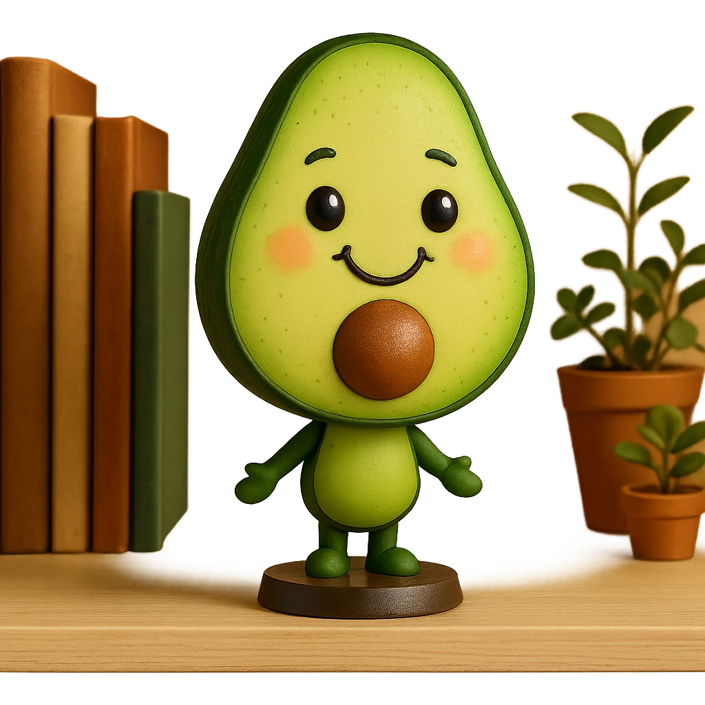 happy avocado emoji