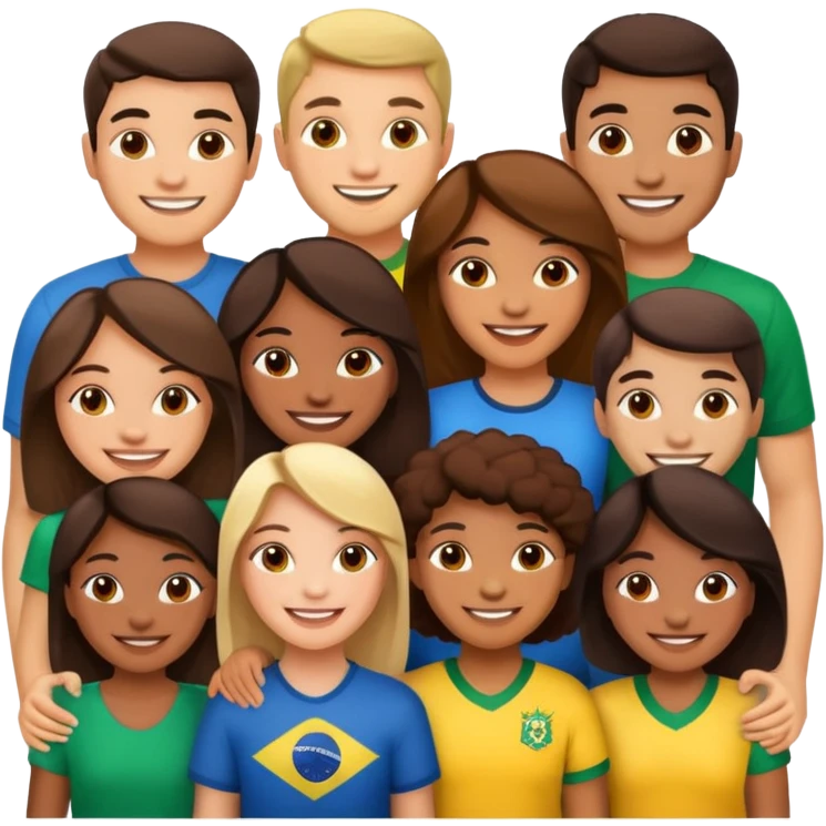 Brazilian friends emoji