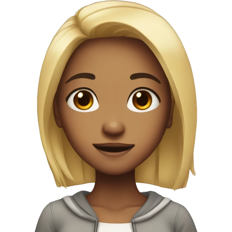 female woman like an character anime emoji