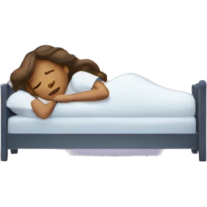 Falling asleep woman emoji