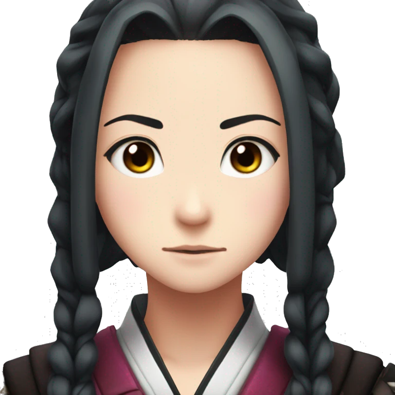 Nezuko from Demon Slayer emoji