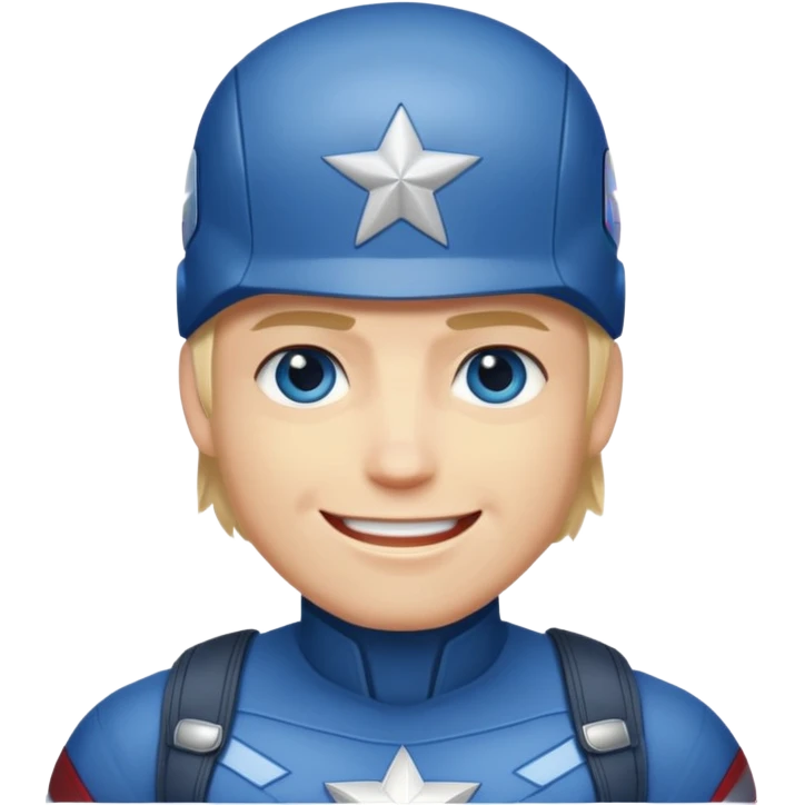 captain america head shot emoji