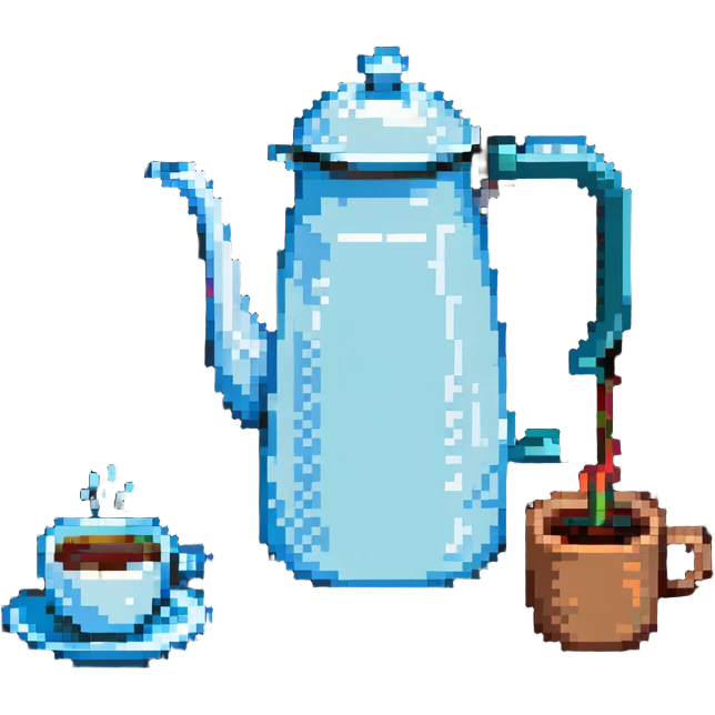 coffee pot and coffee cup emoji