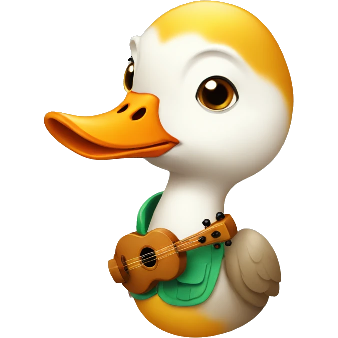 goose with ocarina emoji