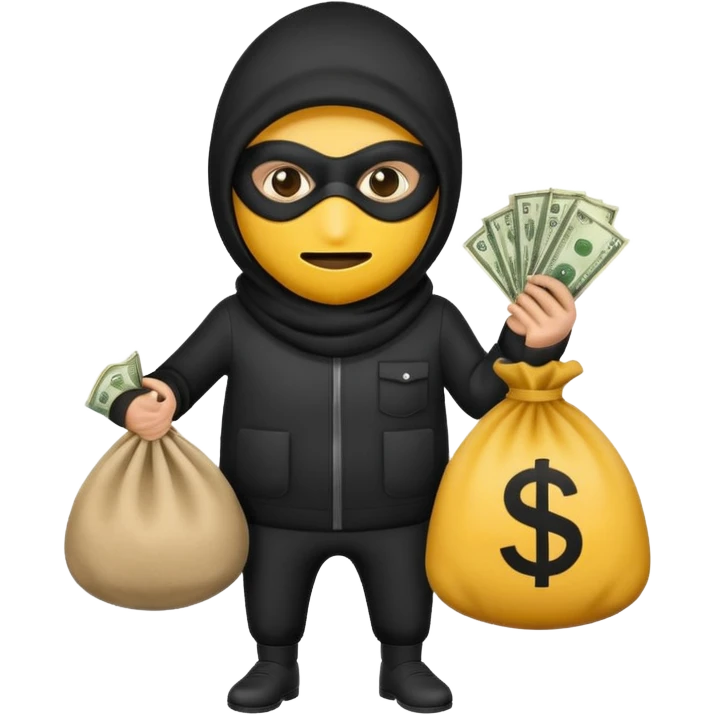 A robber emoji emoji